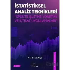 Statiksel Analiz Teknikleri