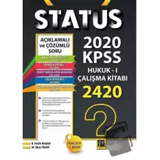 Status 2020 Kpss Hukuk - 1 Çalışma Kitabı