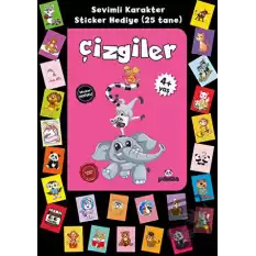 Stickerlı 4+ Yaş Çizgiler