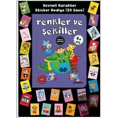 Stickerlı 4+ Yaş Renkler ve Şekiller