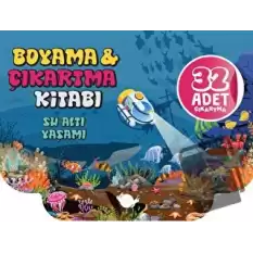 Su Altı Yaşamı Boyama Ve Çıkartma Kitabı