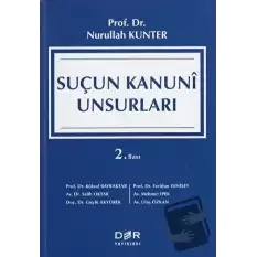 Suçun Kanuni Unsurları (Ciltli)