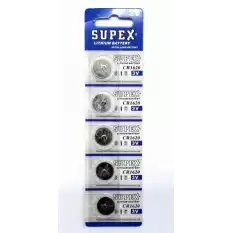 Supex Cr1620-C5 3V Lityum Düğme Pil 5Li Paket