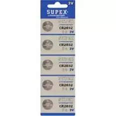 Supex Cr2032 3V Lityum 5Li Blister Pil