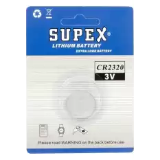 Supex Cr2320 3V Lityum Tekli Paket Pil