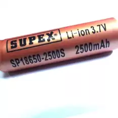 Supex Icr18650-2500Ma 3.7V 12C Lityum İon Pil