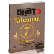 Tahayyül DHBT 7 Deneme Çözümlü