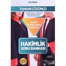 Tamamı Çözümlü İdari Yargılama Hukuku Hakimlik Soru Bankası