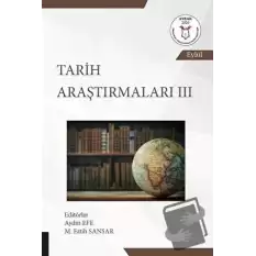 Tarih Araştırmaları 3