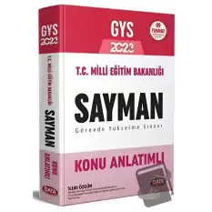 T.C. Milli Eğitim Bakanlığı Sayman GYS Konu Anlatımlı