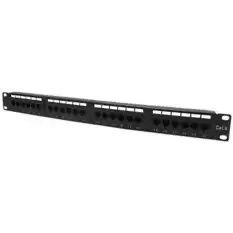 Teldata 24 Port Cat6 Utp Patch Panel Dolu