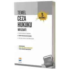 Temel Ceza Hukuku Mevzuatı (Ciltli)