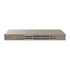 Tenda Tef1126P-24-250W 24 Port Poe+ 10-100 Switch Çelik Kasa Rack Mount