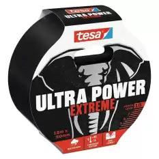 Tesa Ultimate Power Extra Güçlü Duct Tamir Bandı Siyah 10M X 50Mm