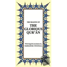 The Glorious Qur’an İngilizce Kuran-ı Kerim Tercümesi (Karton Kapak, İpek Şamua Kağıt, Küçük Boy)