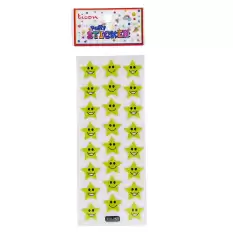 Ticon Puffy Sticker Gülen Yüz Tps-001/3 - 20li Paket