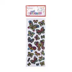 Ticon Puffy Sticker Kelebek Tps-007/15 - 20li Paket