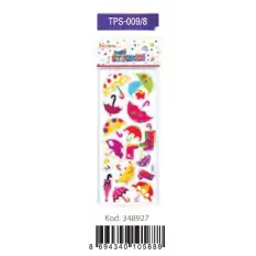 Ticon Puffy Sticker Şemsiye Tps-009/8 - 20li Paket