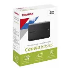 Toshiba 4Tb Canvio Basic 2.5 Gen1 Siyah Hdtb540Ek3Ca Harici Harddisk -Yeni-