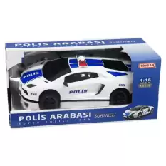 Toysan Oyuncak Sürtmeli Polis Arabası 1:16 Police Car