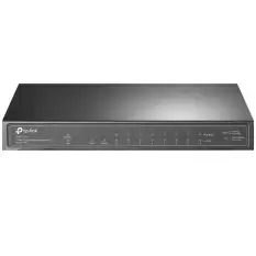 Tp-Link Tl-Sg1210P 8 Port 10-100-1000 Poe+ Switch 1 Port Sfp Çelik Kasa Rack Mount