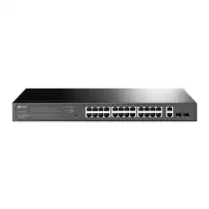 Tp-Link Tl-Sg1428Pe 24 Port 10-100-1000 Poe+ Switch 2 Port Sfp Çelik Kasa Rack Mount