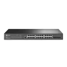 Tp-Link Tl-Sg3428 24 Port 10-100-1000 Switch 4 Port Sfp L2 Çelik Kasa Rack Mount