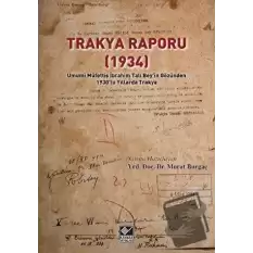 Trakya Raporu 1934