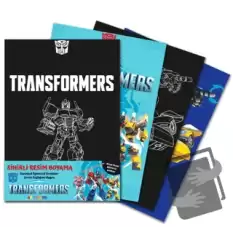 Transformers Sihirli Resim Boyama – Ahşap Kalem Hediyeli