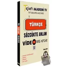 Türkçe Sözcükte Anlam Video Ders Notları