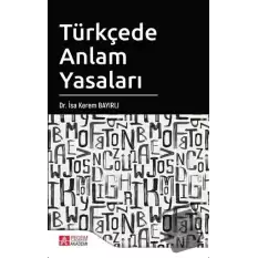 Türkçede Anlam Yasaları