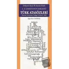 Türkçenin Basılı İlk Atasözü Kitabı: G.B. Donano’nun Derlediği Türk Atasözleri