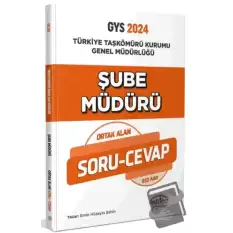 Türkiye Taşkömürü Kurumu Genel Müdürlüğü Şube Müdürü Soru-Cevap