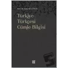 Türkiye Türkçesi Cümle Bilgisi