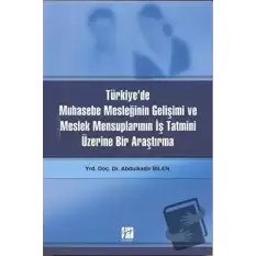 Türkiye’de Muhasebe Mesleğinin Gelişimi ve Meslek Mensuplarının İş Tatmini Üzerine Bir Araştırma