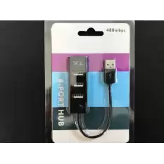 Tx Acusb24 4Port Usb Hub Siyah 2.0 480Mbps  (0,11Cm Kablo Uzunluğu)