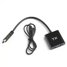 Tx Hdmı To Vga Ve Ses Aktif Dijital-Analog Dönüştürücüsü