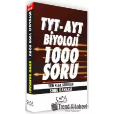 TYT - AYT Biyoloji 1000 Soru Yeni Nesil Sorular - Soru Bankası