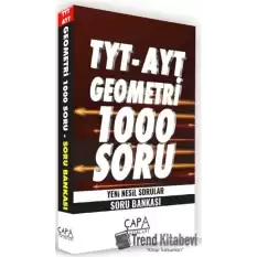 TYT - AYT Geometri 1000 Soru Yeni Nesil Sorular - Soru Bankası