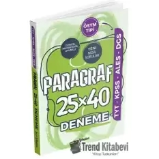 TYT-KPSS-ALES-DGS Çalıştıran Parağraf X40 Deneme