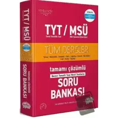 TYT - MSÜ Tüm Dersler Tamamı Çözümlü Soru Bankası