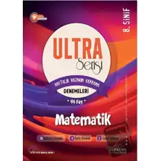 Ultra Serisi 8. Sınıf Matematik Deneme Kitabı (44 Föy)