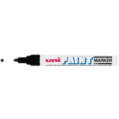 Uni-Ball Markör Boyama Paınt Marker 2.2-2.8 Mm Siyah Px-20 - 12li Paket