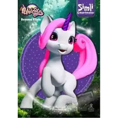 Unicorn Simli Çıkartmalı Boyama Kitabı