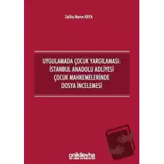 Uygulamada Çocuk Yargılaması: İstanbul Anadolu Adliyesi Çocuk Mahkemelerinde Dosya İncelemesi