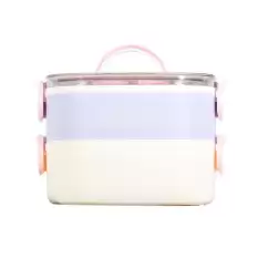 Vagonlife Karma Renk Çelik Lunch Box 1600 Ml