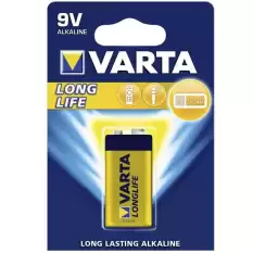 Varta Alkalin 9 Volt Pil Long Life Extra 9 V