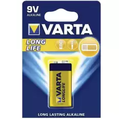 Varta Alkalin 9 Volt Pil Long Life Extra 9 V