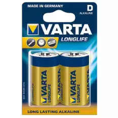 Varta Alkalin Büyük Boy Pil (D) Longlife Extra 2 Li