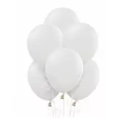 Vatan Balon Tek Renk Beyaz 100 Lü Vt386